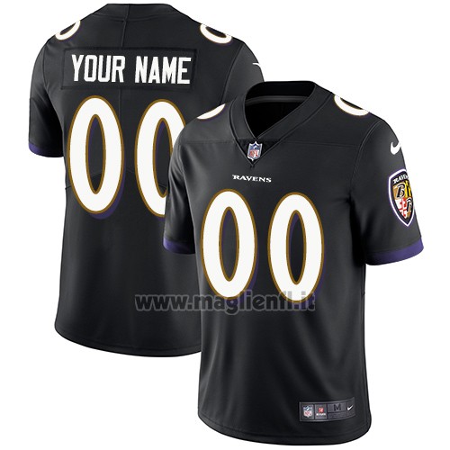 Maglia NFL Bambino Baltimore Ravens Personalizzate Nero